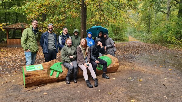 Gruppenbild im Wald