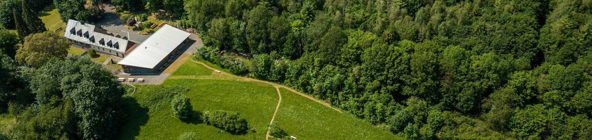 Luftperspektive Wald-Jugendheim